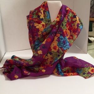 Floral scarf
